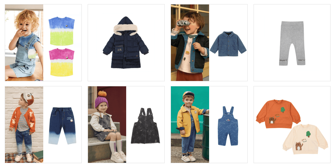 Hướng dẫn tìm và order quần áo trẻ em Hàn Quốc