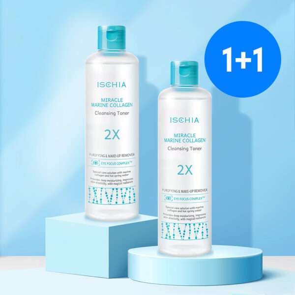 Nước tẩy trang Ischia Miracle Marine Collagen Cleansing Toner